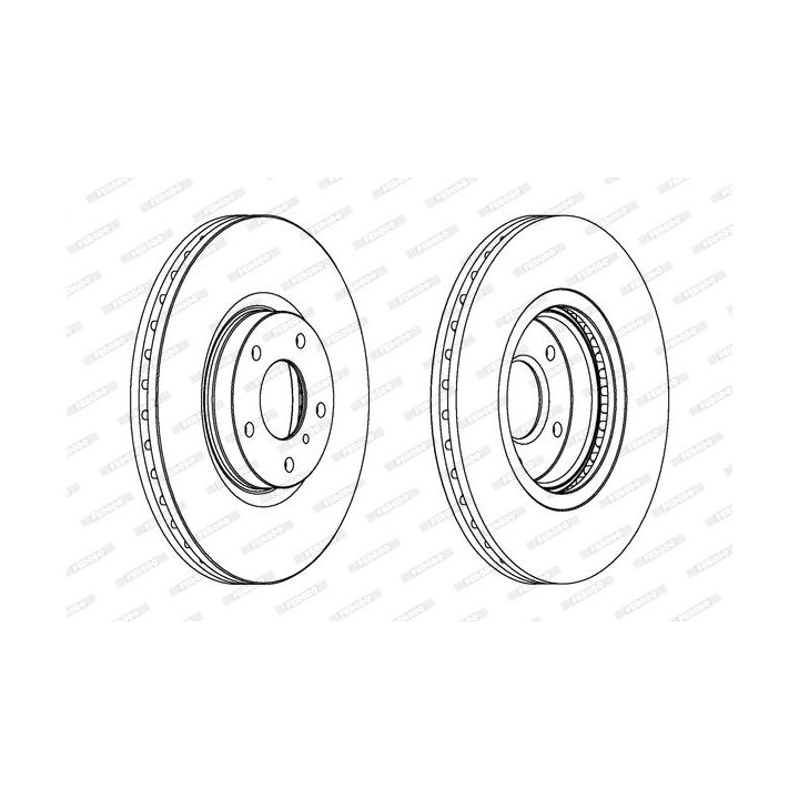 Stabdžių diskas FERODO DDF1505C-1