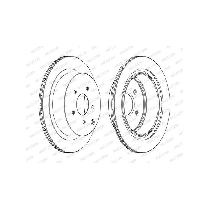 Stabdžių diskas FERODO DDF1506C