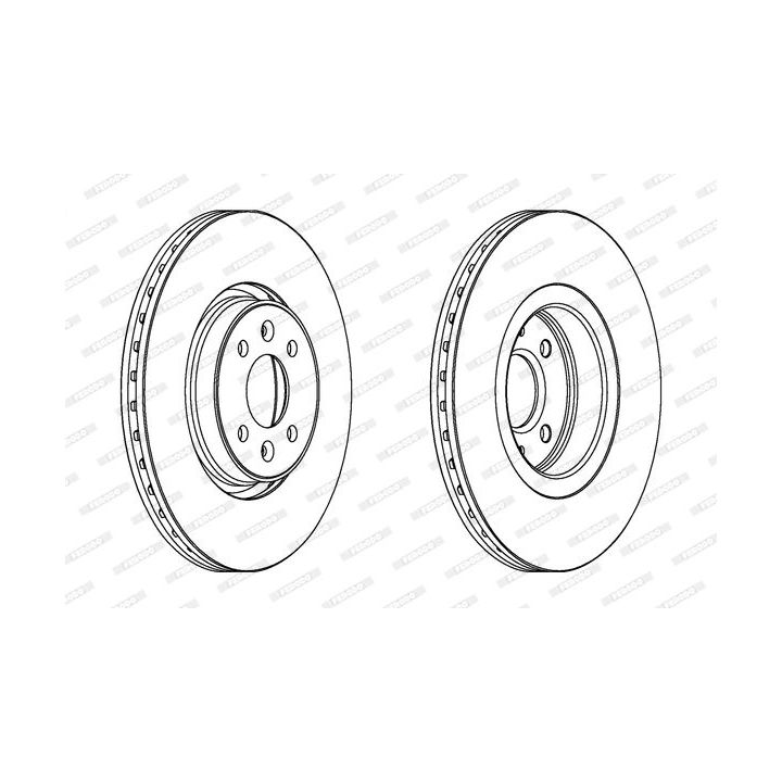 Stabdžių diskas FERODO DDF1513C