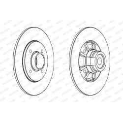 Stabdžių diskas FERODO DDF1517-1