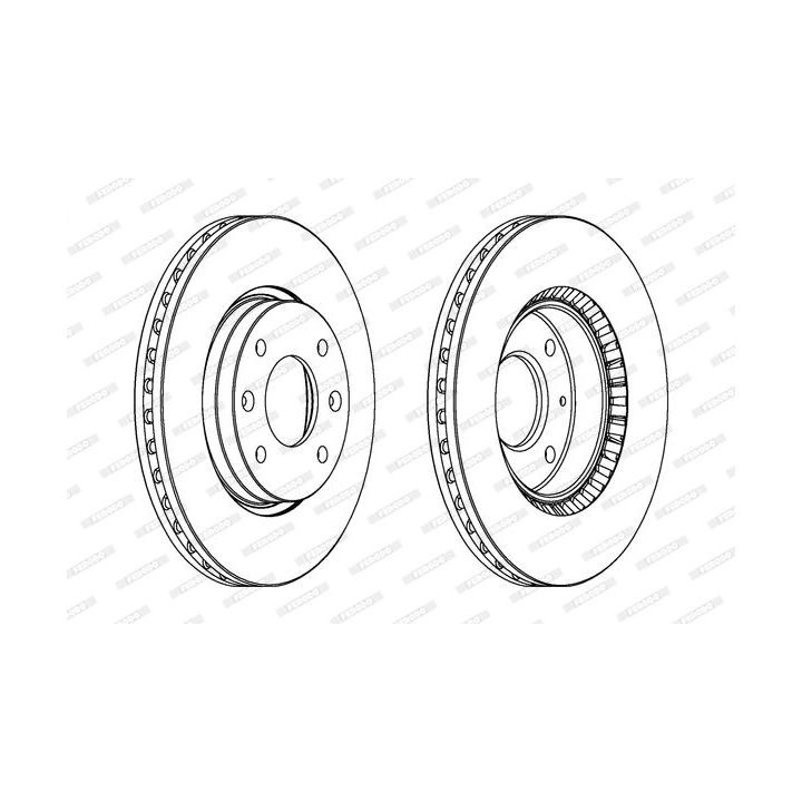 Stabdžių diskas FERODO DDF1522