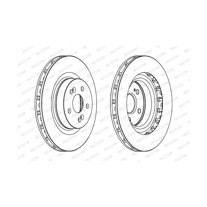 Stabdžių diskas FERODO DDF1524C-1