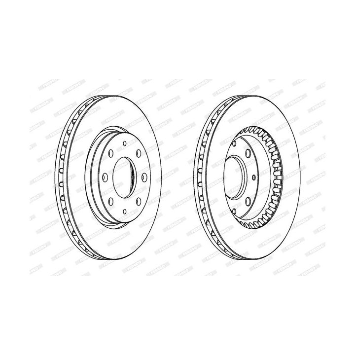 Stabdžių diskas FERODO DDF1528