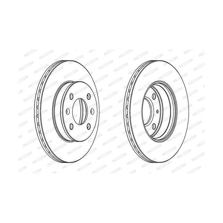 Stabdžių diskas FERODO DDF1529C