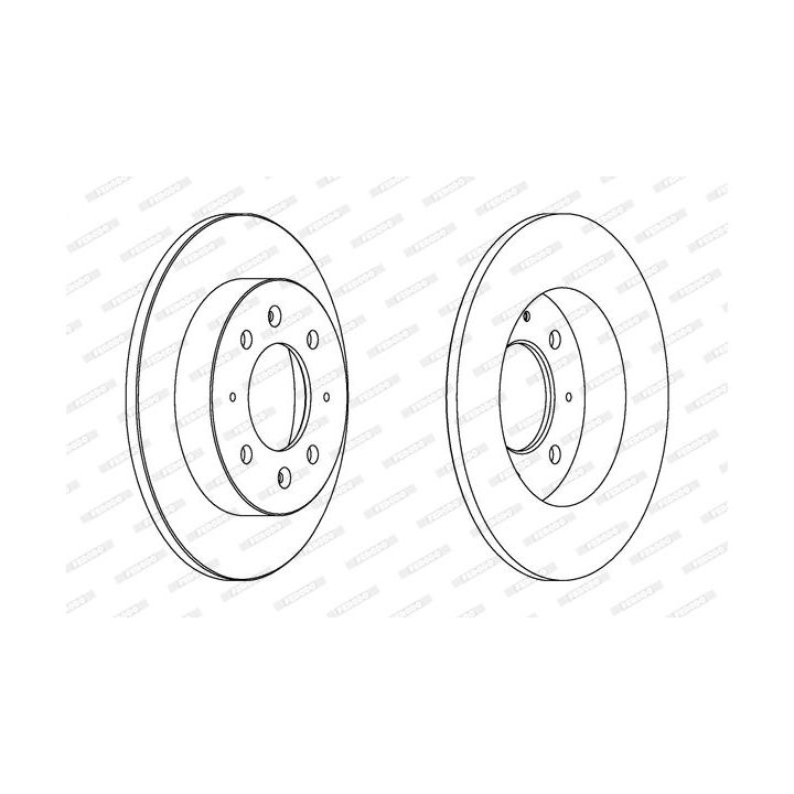 Stabdžių diskas FERODO DDF1541