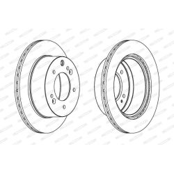 Stabdžių diskas FERODO DDF1543C-1
