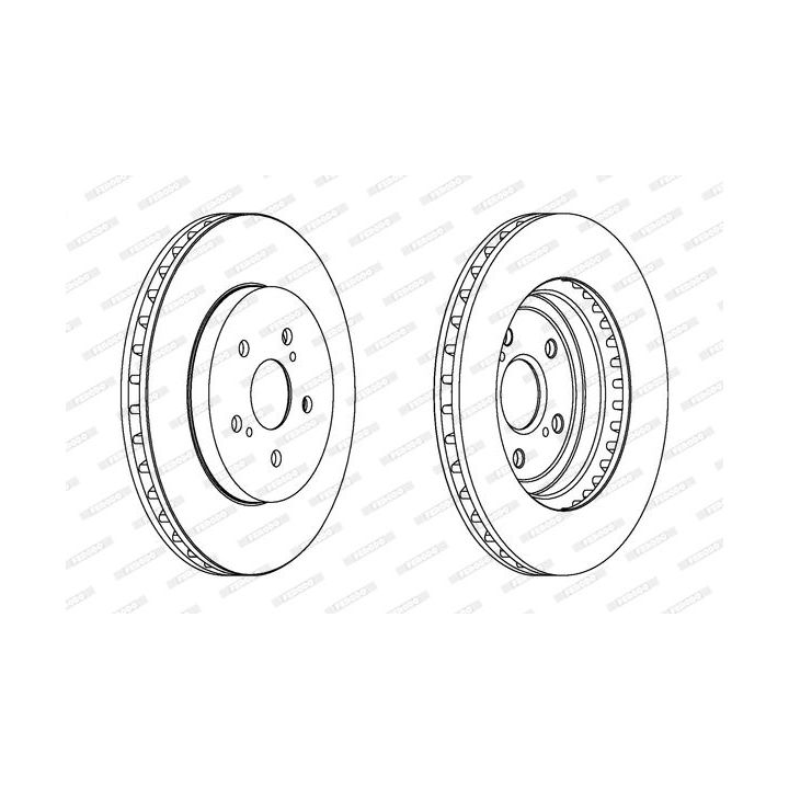 Stabdžių diskas FERODO DDF1544