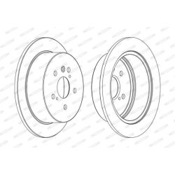 Stabdžių diskas FERODO DDF1545C