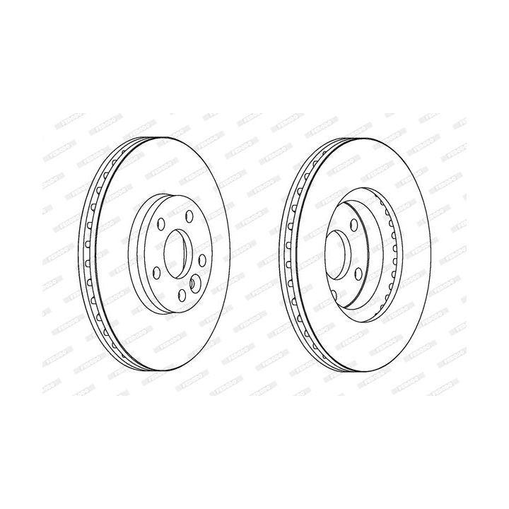Stabdžių diskas FERODO DDF1567C