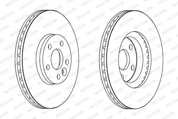 Stabdžių diskas FERODO DDF1567C