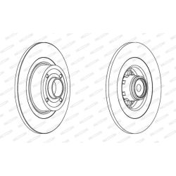 Stabdžių diskas FERODO DDF1570