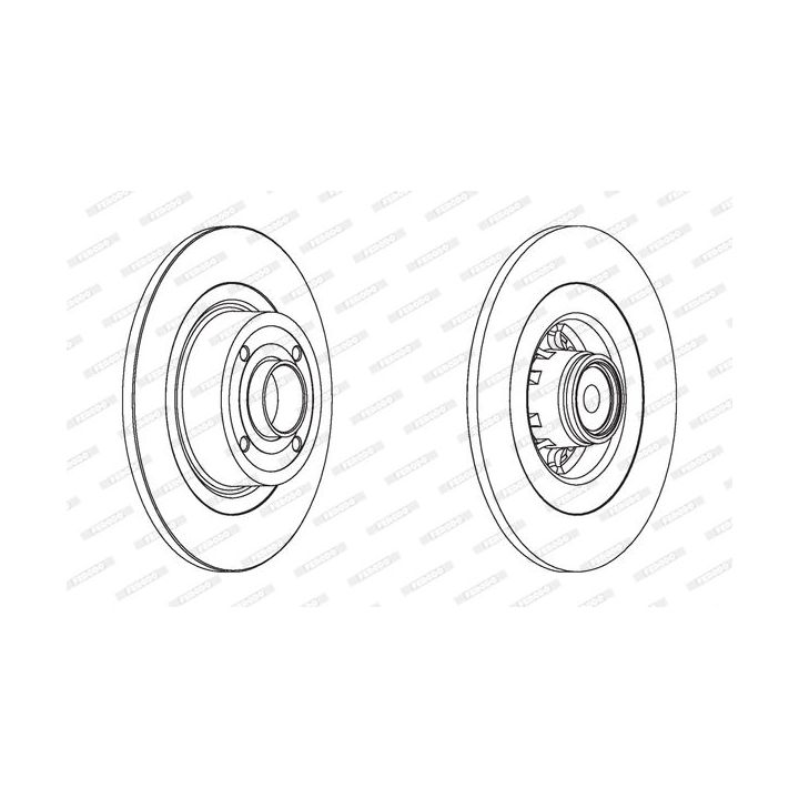 Stabdžių diskas FERODO DDF1570