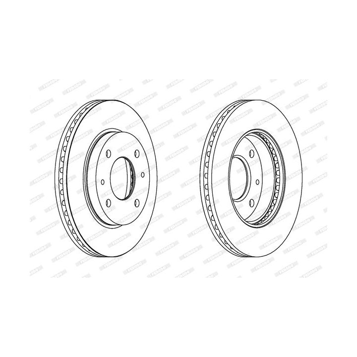 Stabdžių diskas FERODO DDF1577