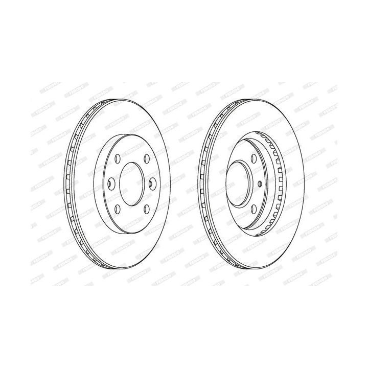 Stabdžių diskas FERODO DDF158