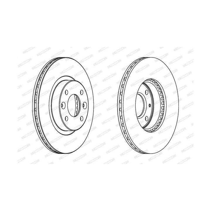 Stabdžių diskas FERODO DDF159
