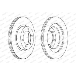 Stabdžių diskas FERODO DDF1594C