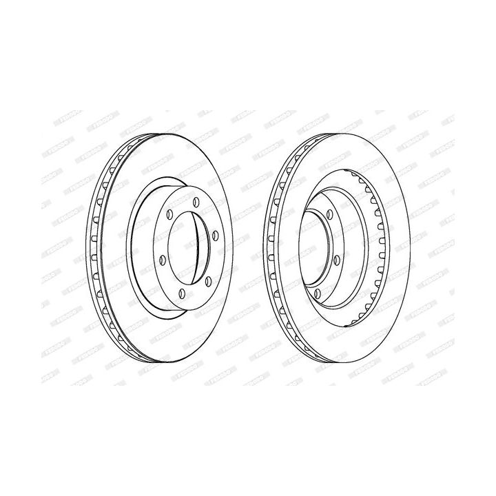 Stabdžių diskas FERODO DDF1594C