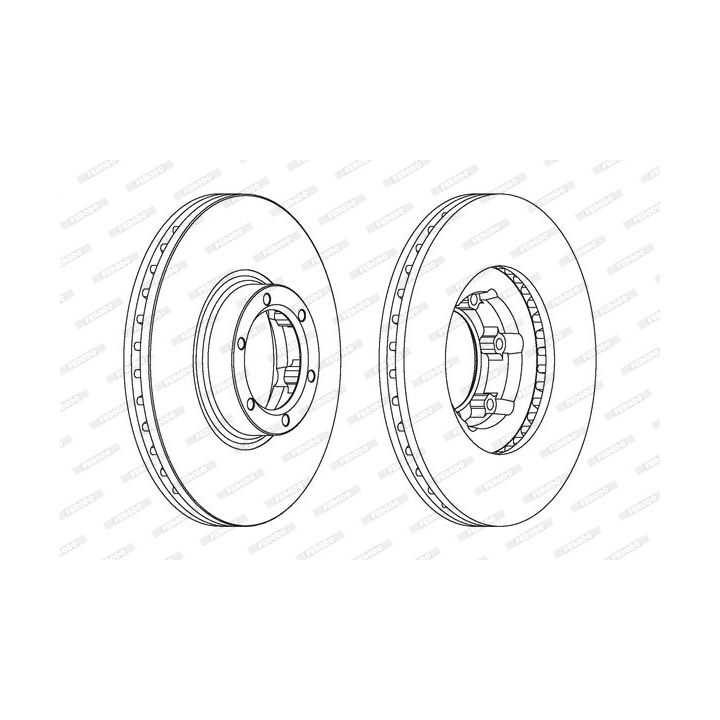 Stabdžių diskas FERODO DDF160