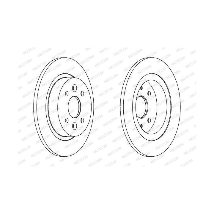 Stabdžių diskas FERODO DDF1600
