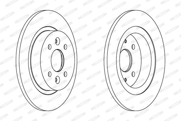 Stabdžių diskas FERODO DDF1600