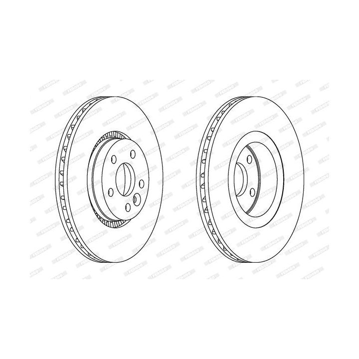 Stabdžių diskas FERODO DDF1607C-1