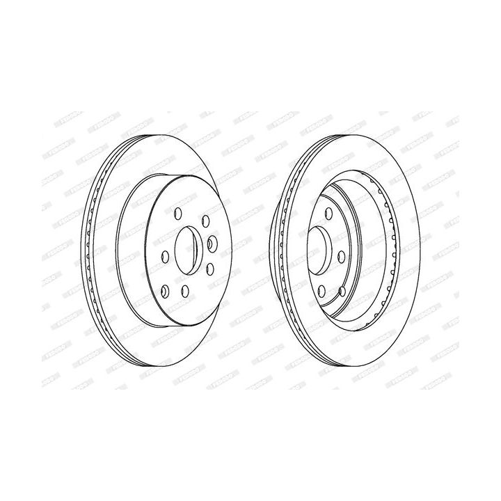 Stabdžių diskas FERODO DDF1609