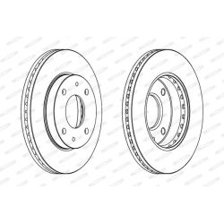 Stabdžių diskas FERODO DDF1614
