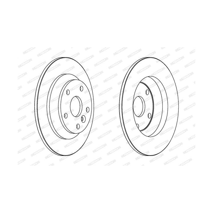 Stabdžių diskas FERODO DDF1616