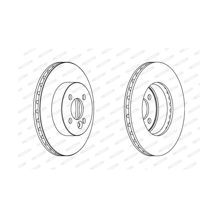 Stabdžių diskas FERODO DDF1617C