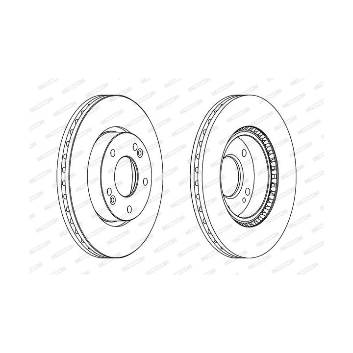 Stabdžių diskas FERODO DDF1619