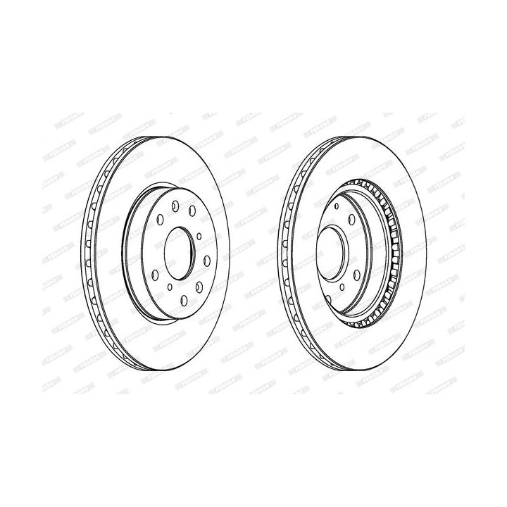 Stabdžių diskas FERODO DDF1620