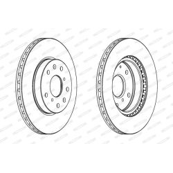 Stabdžių diskas FERODO DDF1620C