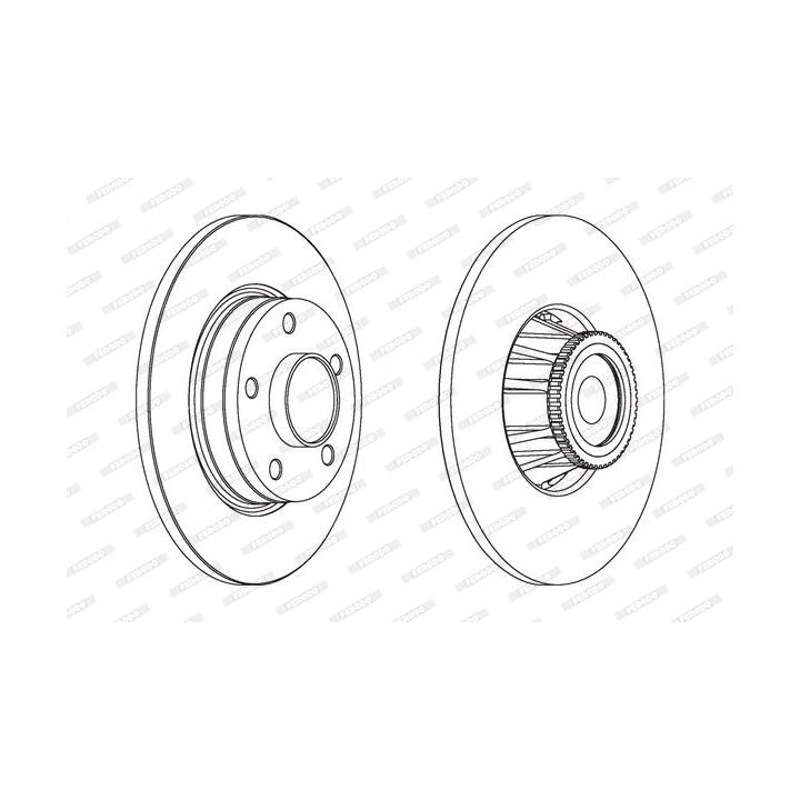 Stabdžių diskas FERODO DDF1623-1