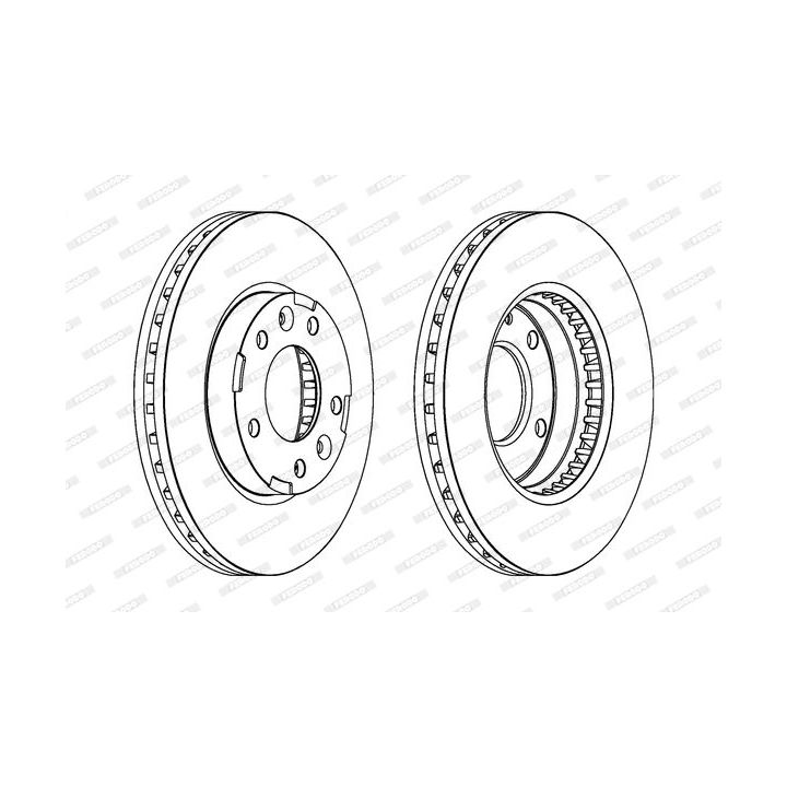 Stabdžių diskas FERODO DDF1629