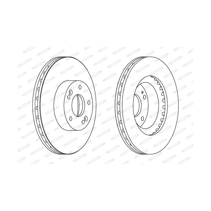Stabdžių diskas FERODO DDF1630