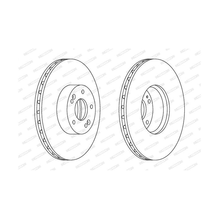 Stabdžių diskas FERODO DDF1631C-1