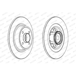 Stabdžių diskas FERODO DDF1641