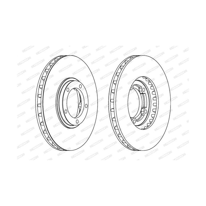 Stabdžių diskas FERODO DDF1658