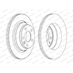 Stabdžių diskas FERODO DDF1698C
