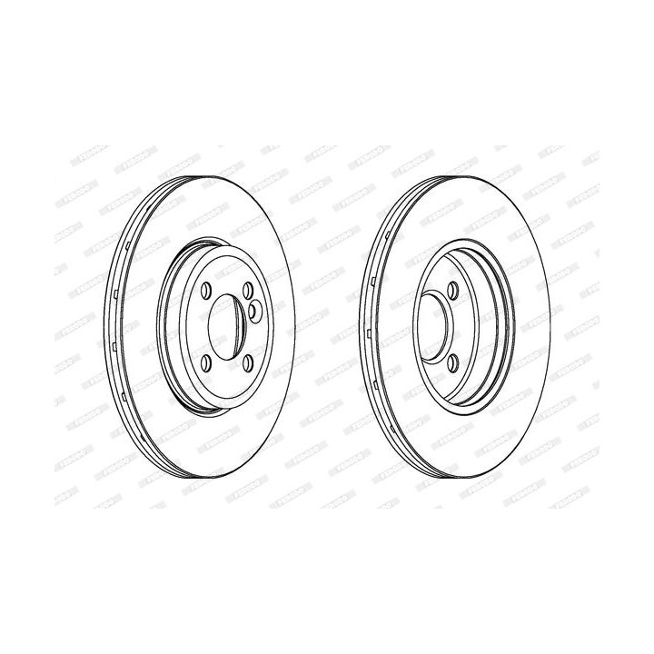 Stabdžių diskas FERODO DDF1711C