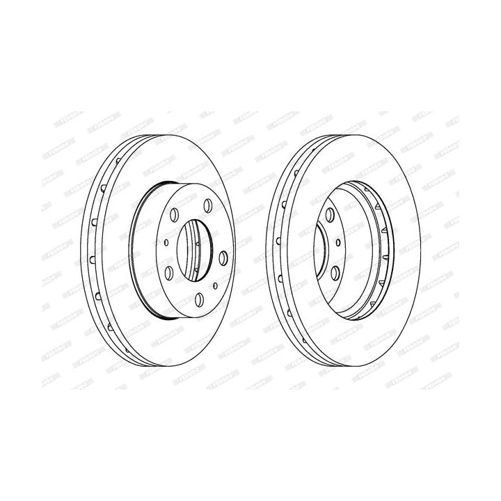 Stabdžių diskas FERODO DDF1718-1