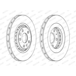 Stabdžių diskas FERODO DDF1727C