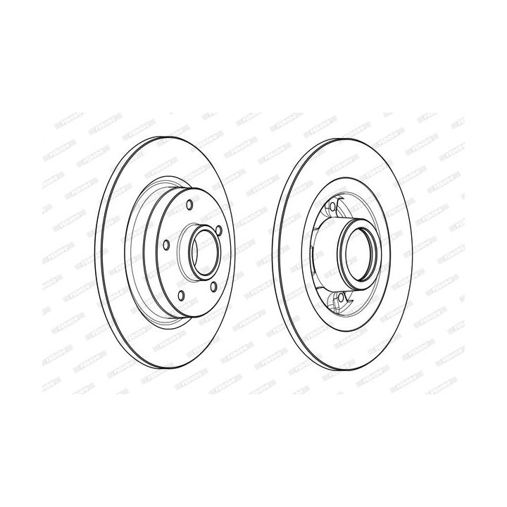 Stabdžių diskas FERODO DDF1731-1