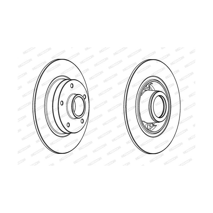 Stabdžių diskas FERODO DDF1732-1