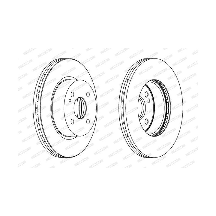 Stabdžių diskas FERODO DDF1738C