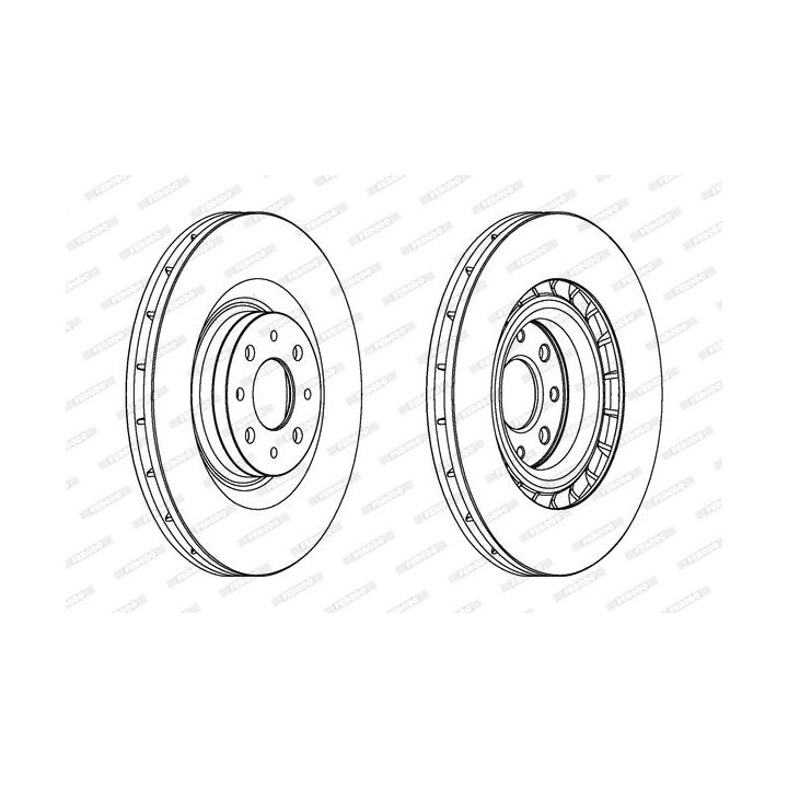 Stabdžių diskas FERODO DDF1745