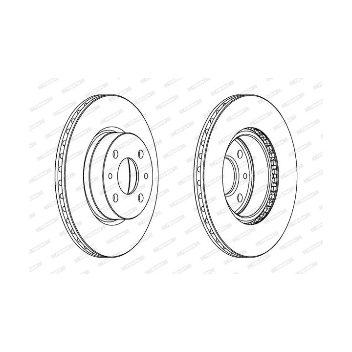 Stabdžių diskas FERODO DDF176