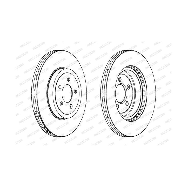 Stabdžių diskas FERODO DDF1765C-1