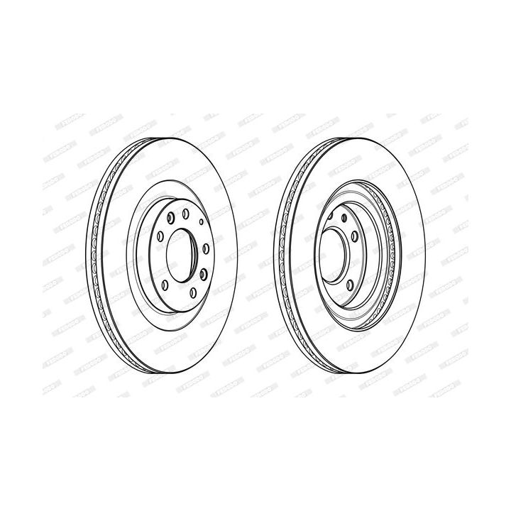 Stabdžių diskas FERODO DDF1767C-1