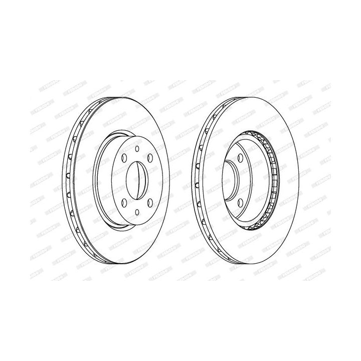 Stabdžių diskas FERODO DDF178